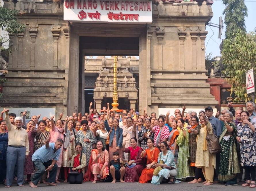 Senior Citizens' Picnic - Balaji Temple Nerul - GSB Sabha Mumbai
